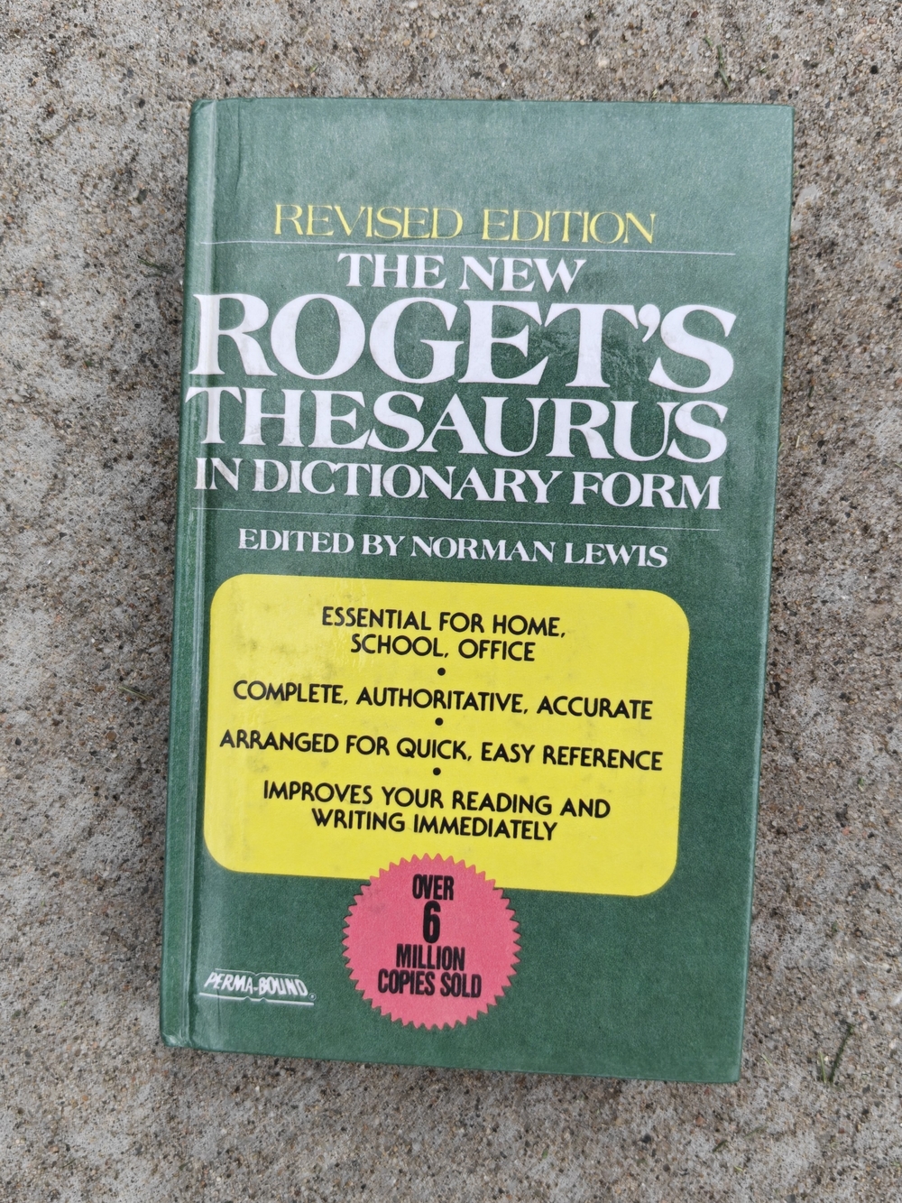 The New Roget's Thesaurus In Dictionary Form Revised Ed 1978 Hardcover Vintage